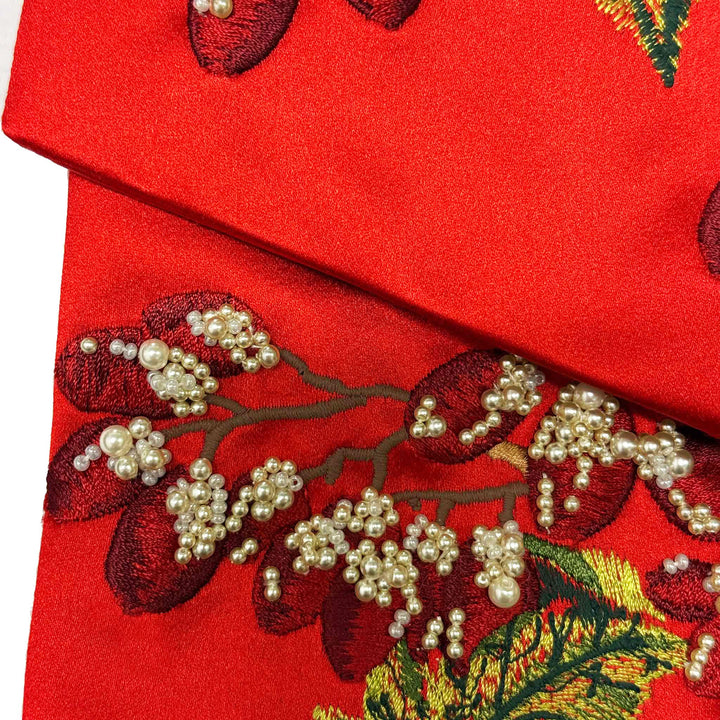 Sample Sale Christmas Nellie Red Silk